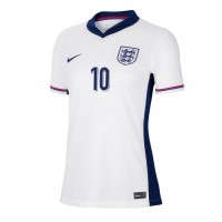 Anglicko Jude Bellingham #10 Domáci Ženy futbalový dres ME 2024 Krátky Rukáv